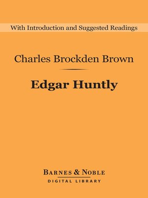 cover image of Edgar Huntly